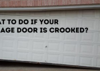 Que faire si votre porte de garage est de travers